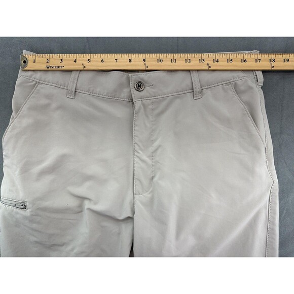 Lee Flex Shorts Lot x2 Mens 34 Navy Blue Beige Stretch Zip Pocket Casual Outdoor - Picture 15 of 16